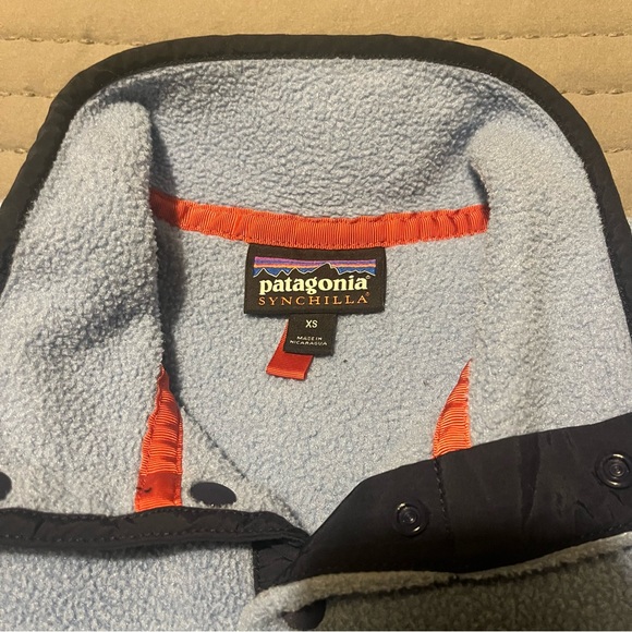 Patagonia Fleece Pullover xs Blue Sweater - Picture 2 of 3